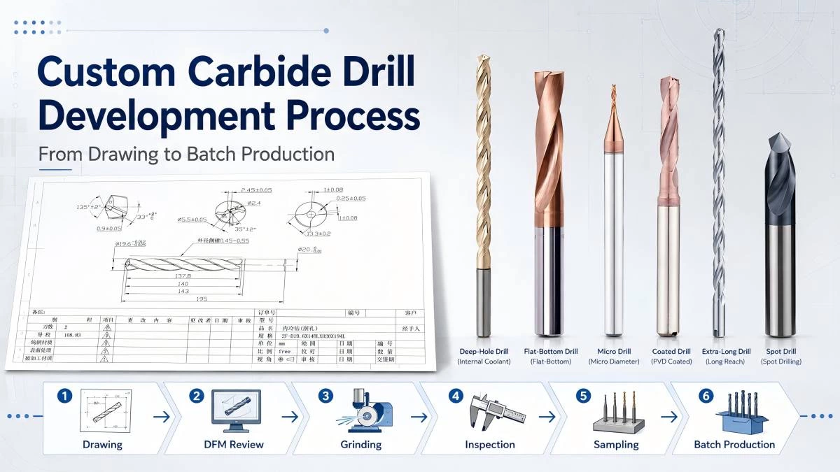 From Drawing to Production: How Landun Develops Custom Carbide Drills