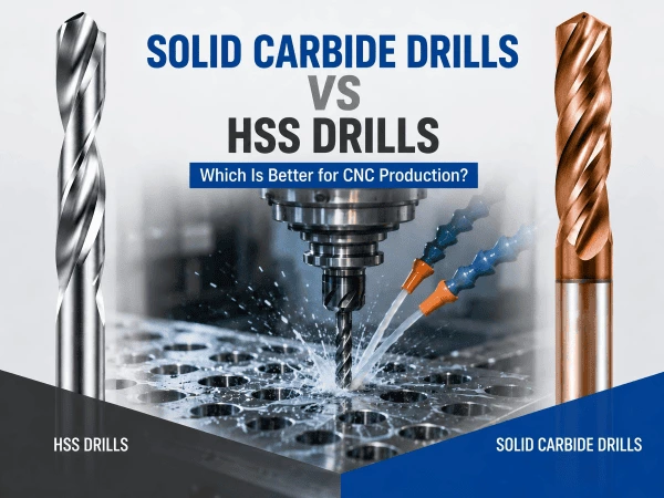 Solid Carbide Drills vs HSS Drills: Which Is Better for CNC Production?