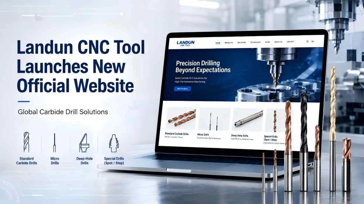 Landun CNC Tool Launches New Official Website for Global Carbide Drill Solutions