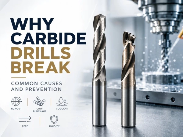 Why Carbide Drills Break: 10 Common Causes and How to Prevent Them